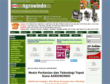 Tablet Screenshot of mesinpertanian.net
